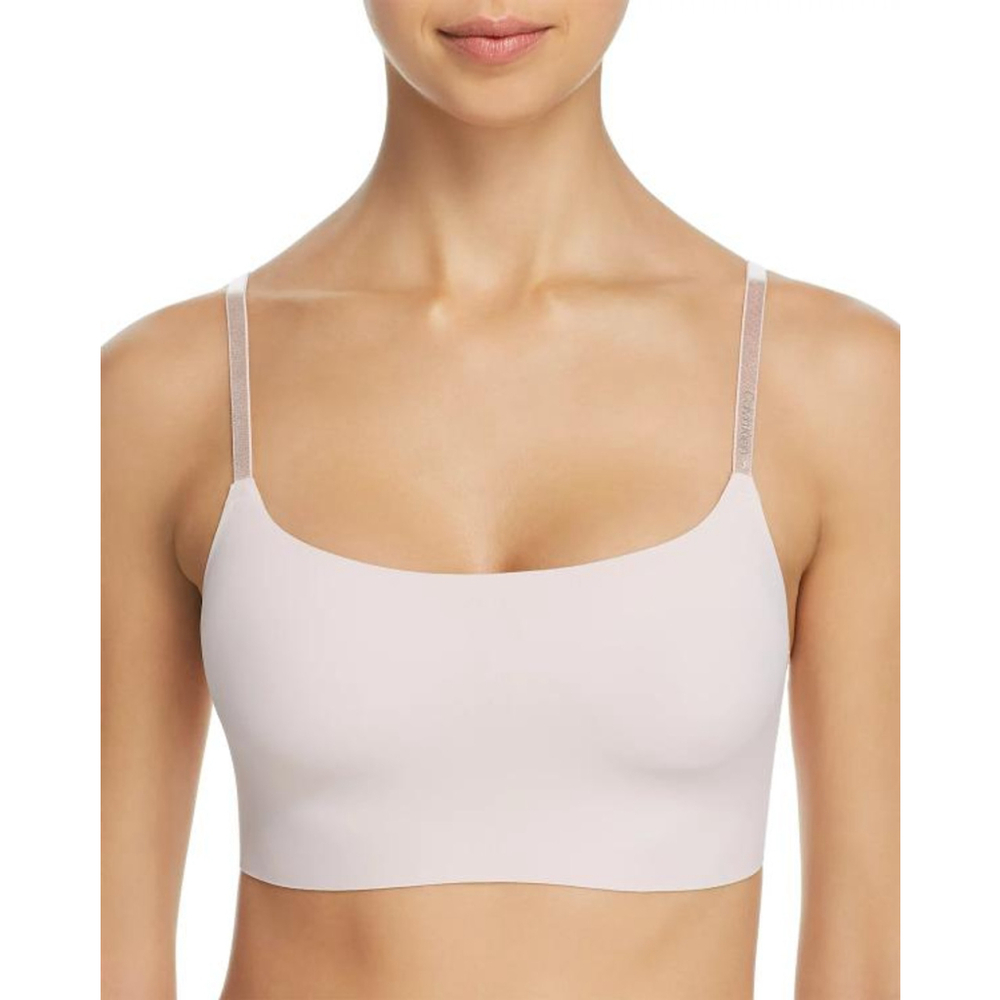 Calvin Klein XS Light Pink Seamless Invisibles Comfort Bralette NWT